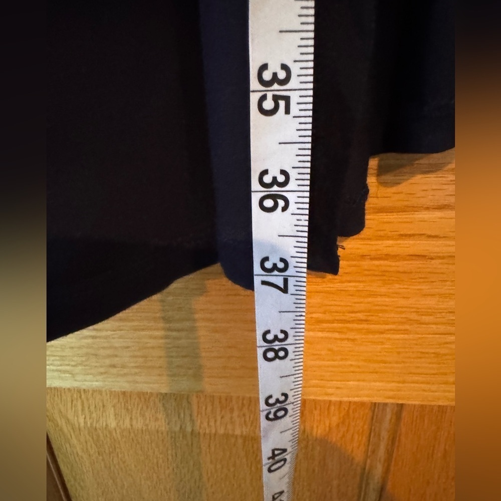 Lands' End Plus Size Black Long Open Cardigan - Picture 9 of 12